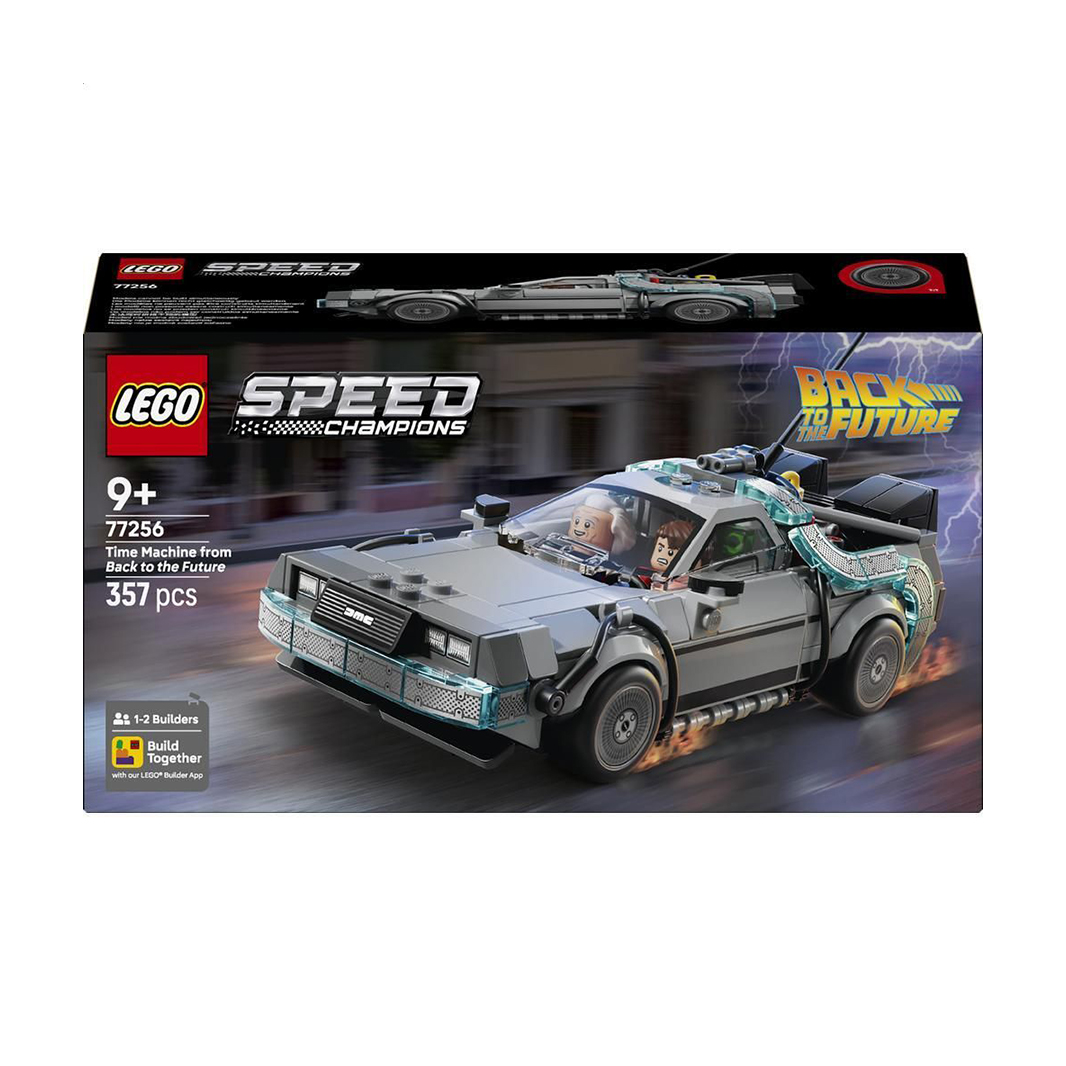 Конструктор LEGO Speed Champions Часоворот із фільму Назад у майбутнє, 357 деталей, від 9 років (77256)