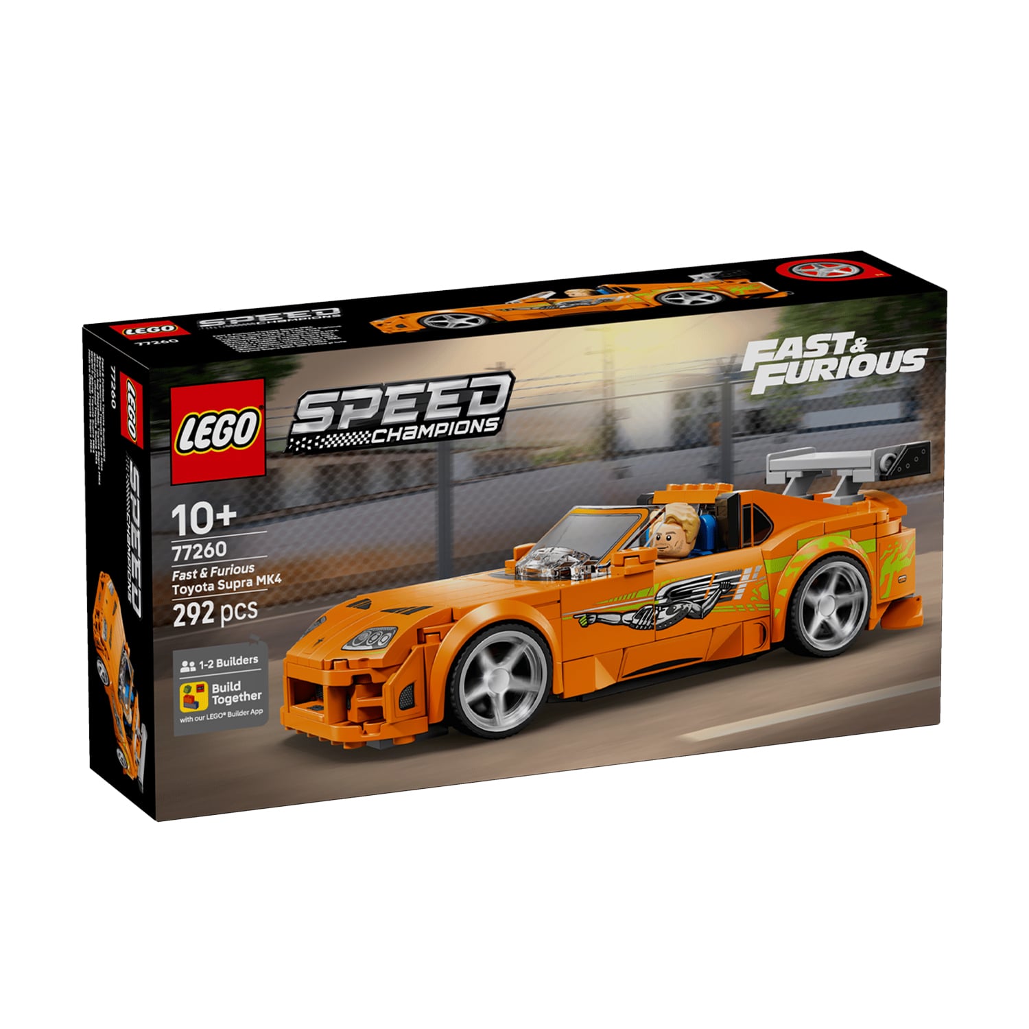 Конструктор LEGO Speed Champions Форсаж: Toyota Supra MK4, 292 деталі, від 10 років (77260)