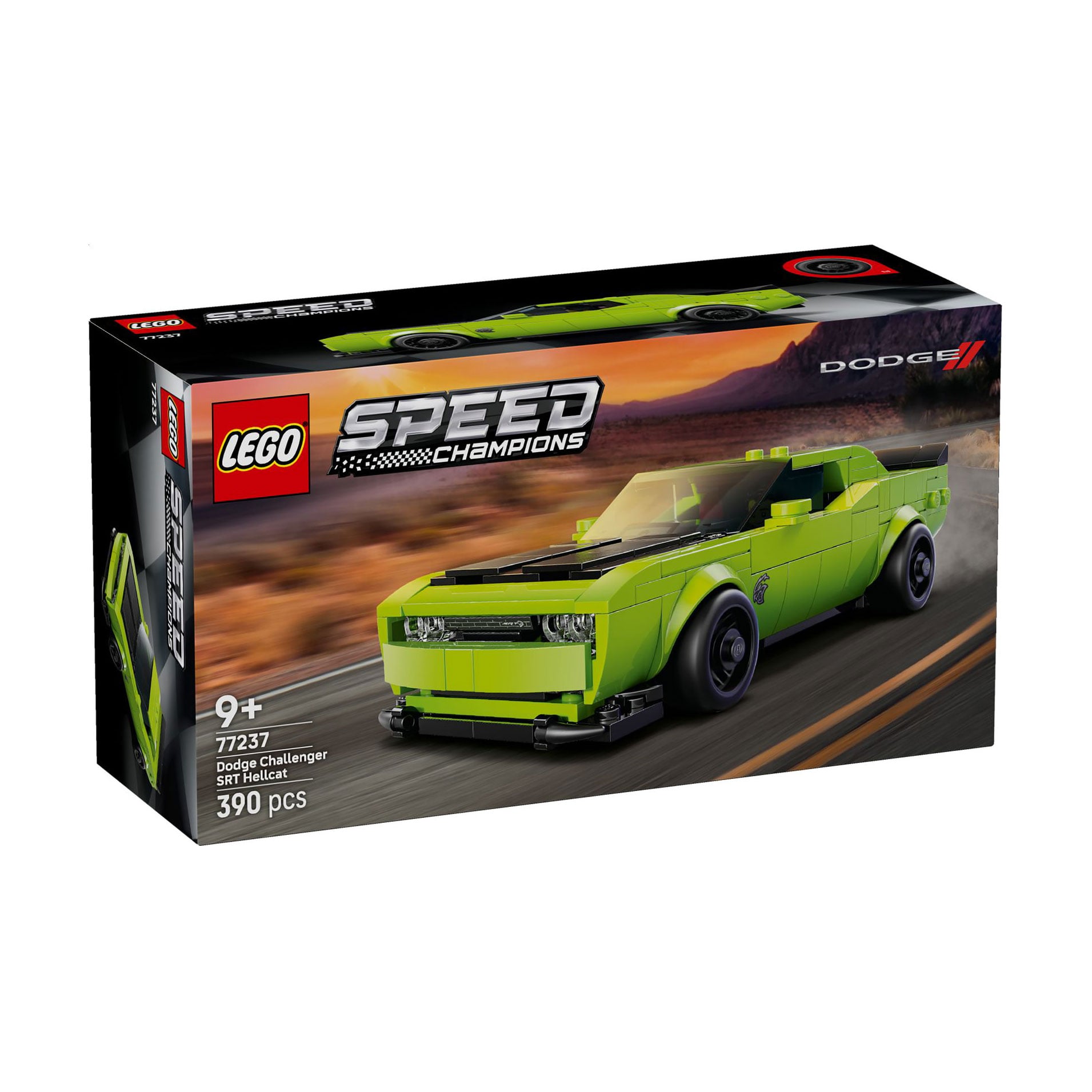 Конструктор LEGO Speed Champions Спортивний автомобіль Dodge Challenger SRT Hellcat, 390 деталей, від 9 років (77237)